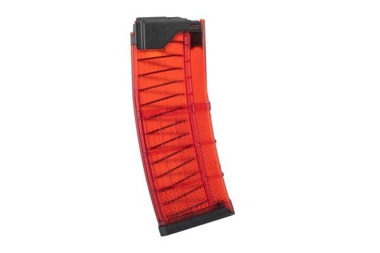 Lancer L5awm red magazine features a 30 round capacity
